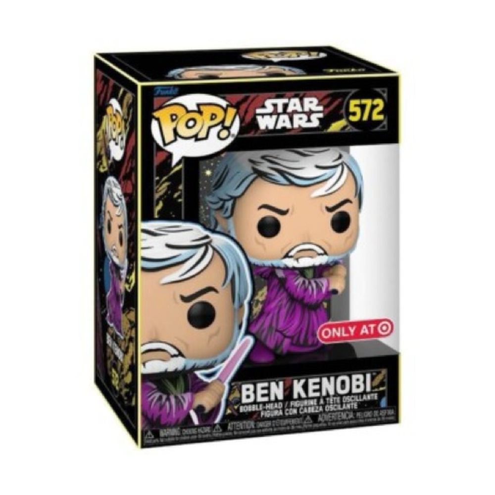 Funko Pop Ben Kenobi Purple and White Figure
